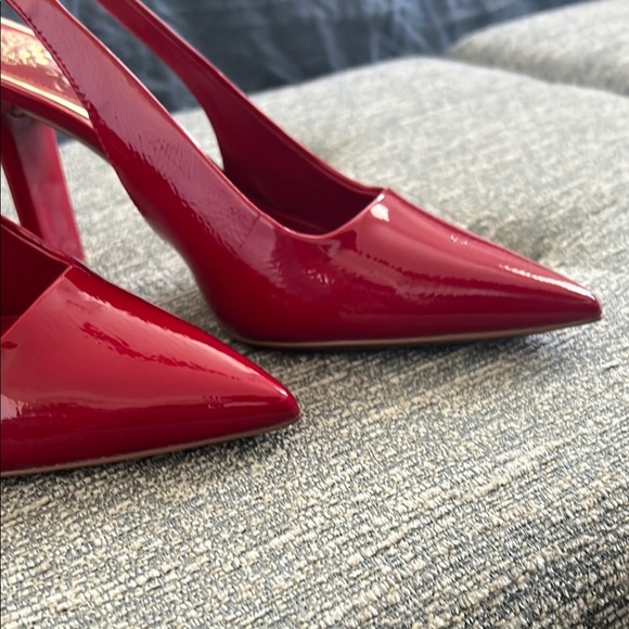 NWT Vince Camuto Red Slingback Heels - Picture 3 of 7